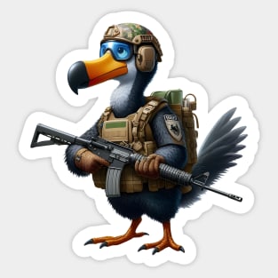 Tactical Dodo Bird Sticker